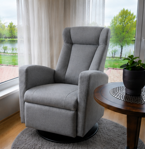 Queen relex chair with swing and tilt