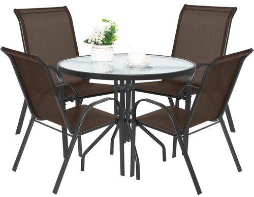Modern outdoor dining set – perfect for terrace, garden or balcony.